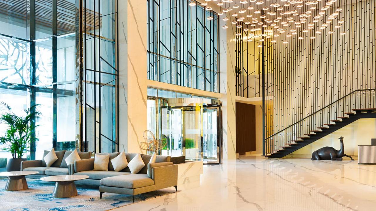 Asiana Grand Hotel Dubaj Kültér fotó The lobby of the hotel